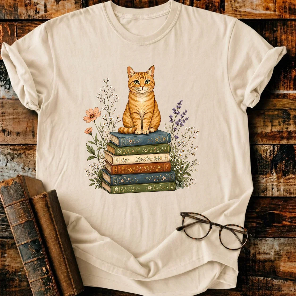 Books & Whiskers T-Shirt