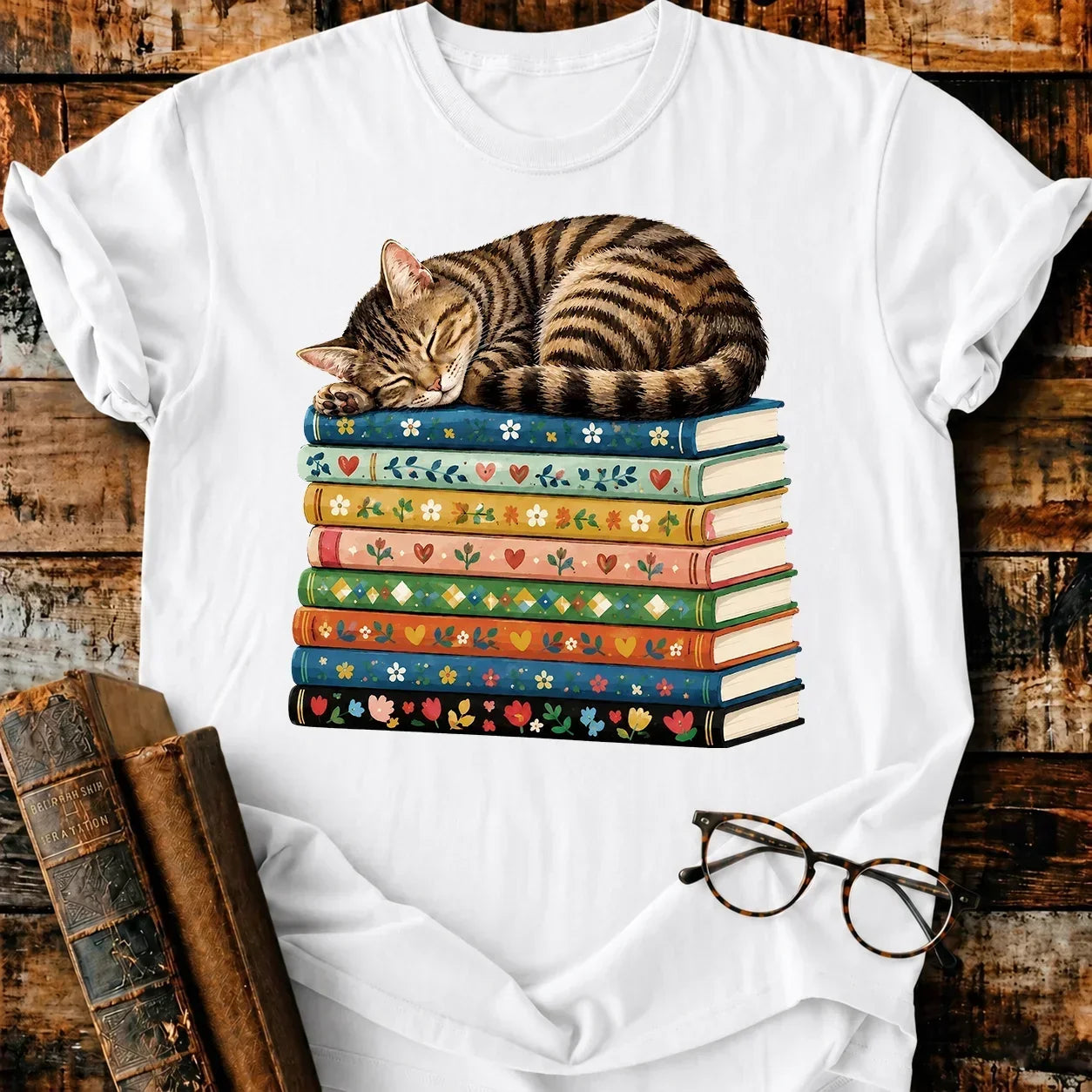 Tabby Cat Sleep T-Shirt