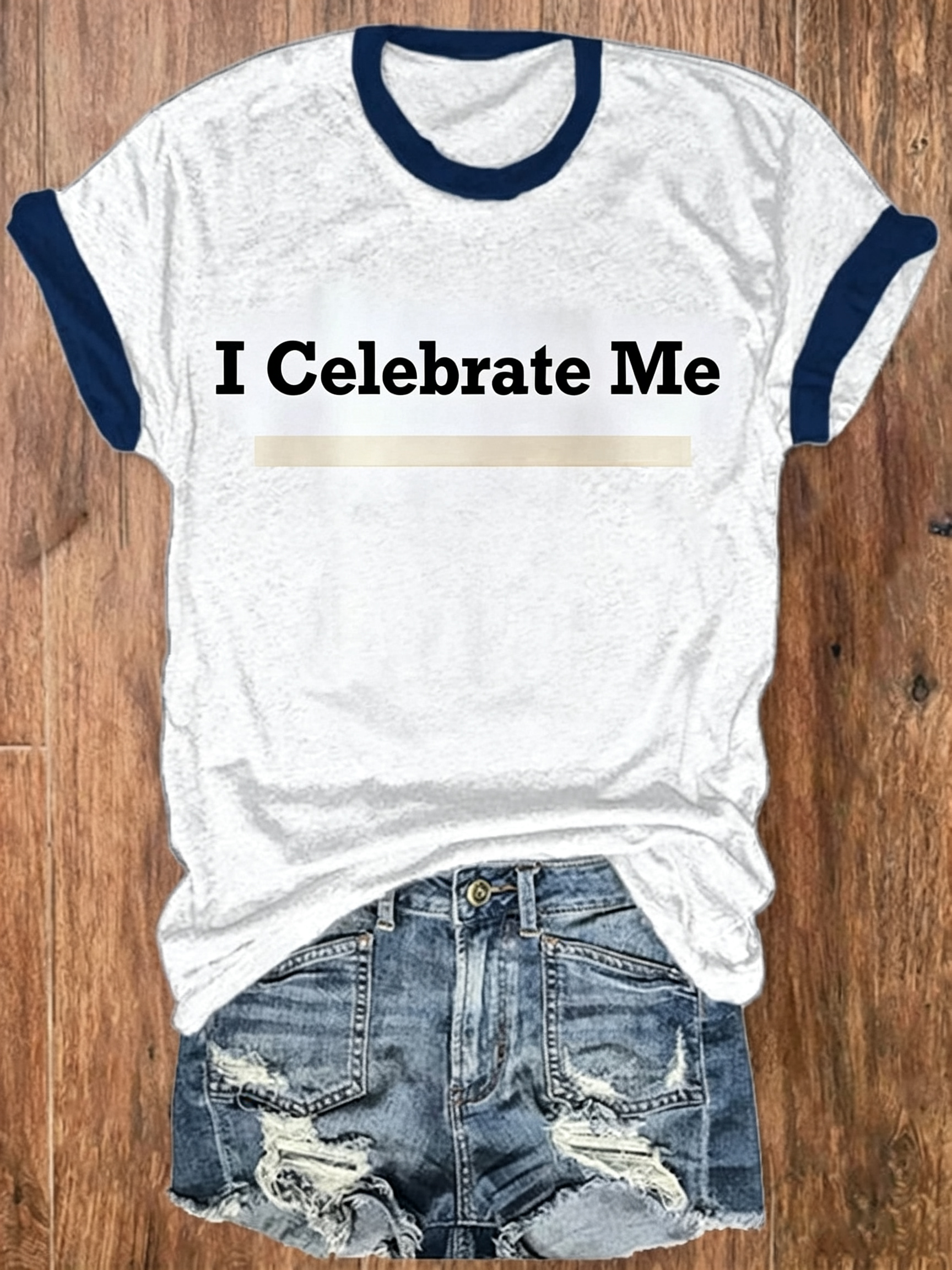 'I Celebrate Me' Ringer T-Shirt