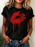 Dripping Red Lips Graphic T-Shirt