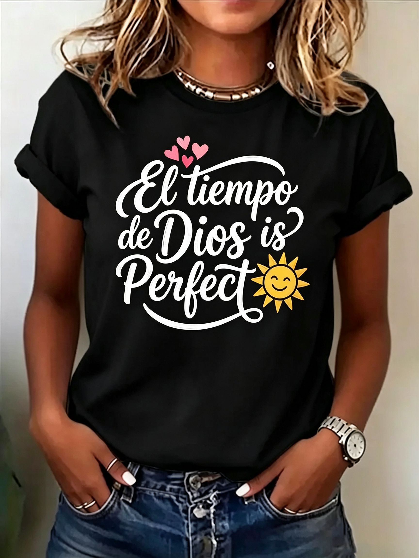 'El Tiempo de Dios' Graphic T-Shirt