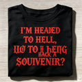 Gothic Humor Graphic Crew Neck T-Shirt
