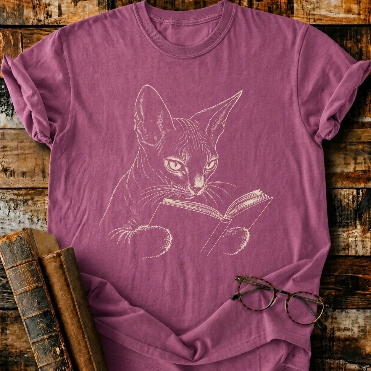 Sphynx Reading T-Shirt