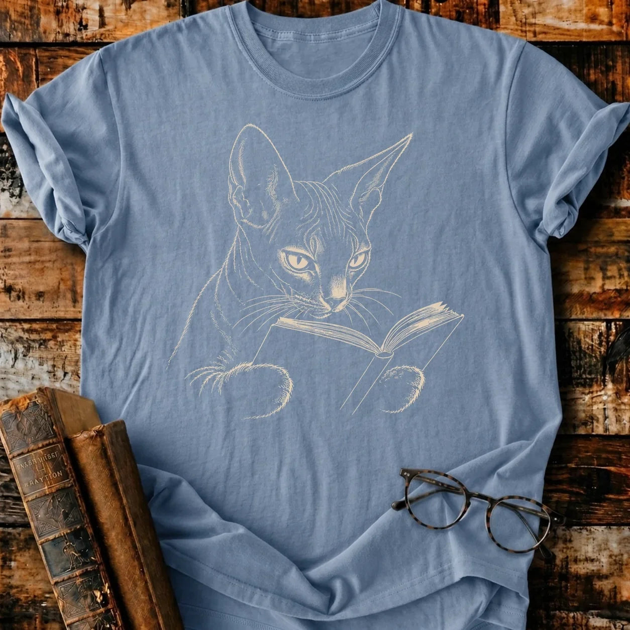 Sphynx Reading T-Shirt