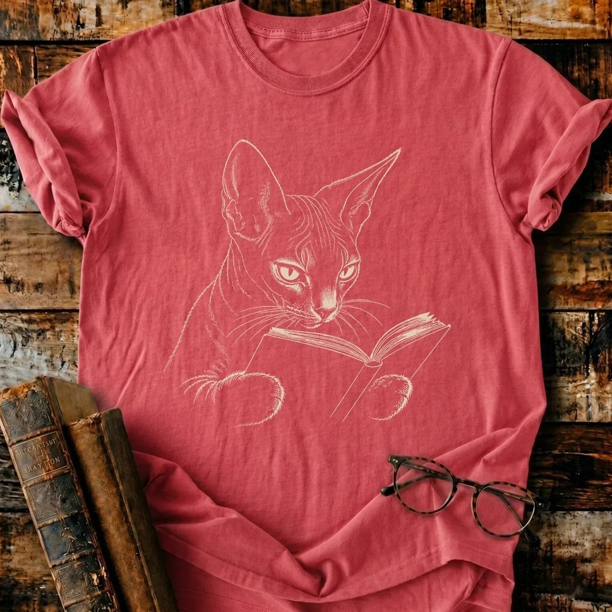 Sphynx Reading T-Shirt