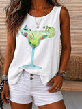 Cocktail Paradise Graphic Tank Top
